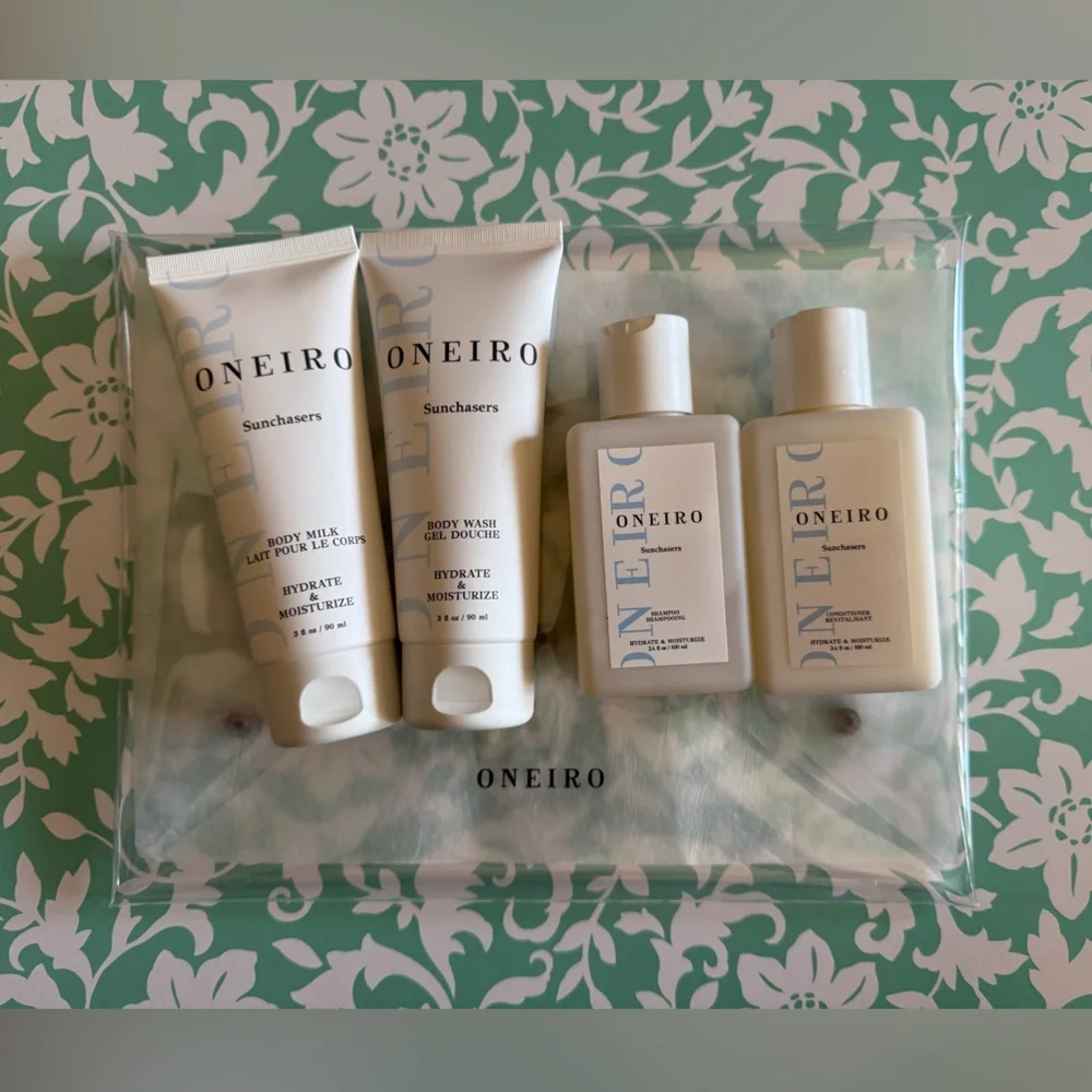ONEIRO  Sunchasers #4 Piece Set & A Travel Bag .